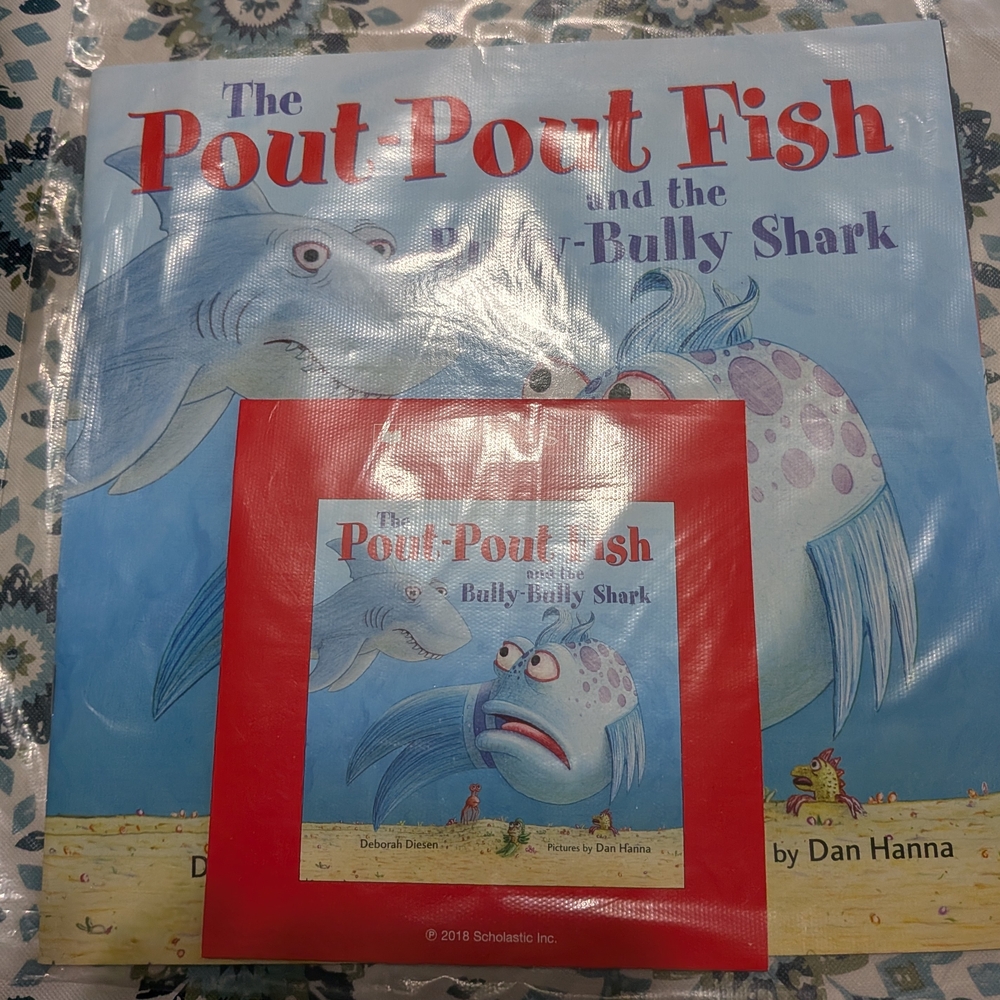 Scholastic's The Pout-Pout Fish and The Bully Shark Book And CD Set